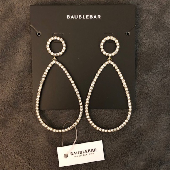 NEW BaubleBar Genevieve Hoop Earrings - Picture 1 of 3
